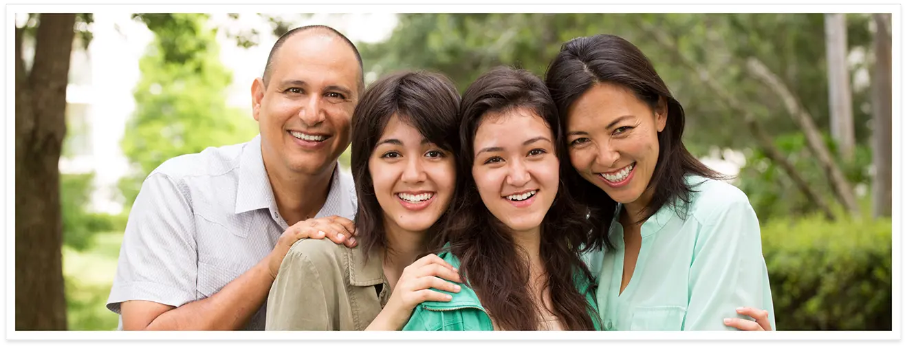 smiling family